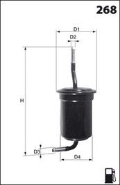 LUCAS FILTERS Degvielas filtrs LFPF033